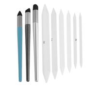 DOITOOL 9 Pezzi Sfumino per Disegno con Punta Morbida in Spugna e Plastica, Strumento per Sfumare Carboncino e Pittura, per Artisti e Studenti in Studi e Aule D'arte