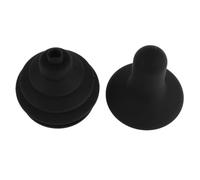 DOITOOL Accessori per Sedia a Rotelle Elettrica Nero in Gomma Impugnatura Ergonomica e Protezione Controller, Copri Maniglia e Copertura Antipolvere per Scooter di Mobilità