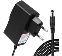 DOITOOL Adattatore di Alimentazione con Spina EU Caricabatterie Compatto Nero in Plastica Resistente Stabile e Portatile per Uso Domestico Viaggio