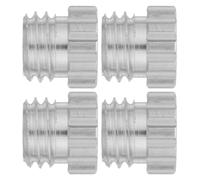 DOITOOL Adattatore Giunto Rotante per Base Livellata in Alluminio 4 Pezzi, Connettore da 6 Mm a 15 Mm per Livello, Accessorio per Strumenti di Misurazione e Lavori di Costruzione