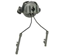 DOITOOL Adattatore Rotante per Cuffie da Casco Moto Nero in Lega e Nailon, Compatibile Binario Guida 19-21mm per Accessori Outdoor e Gaming
