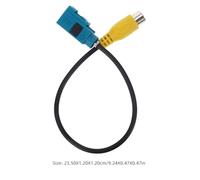 DOITOOL Adattatore Telecamera Posteriore Rca Cavo Video per Radio di Navigazione Auto Connettore Display Cablaggio Retromarcia Compatibile Veicoli per Visione Chiara e Trasmissione HD