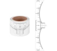 DOITOOL Adesivo Angoli Righello Getta e 50 per Pezzi Usa Sopracciglia Plastica in Definire Simmetrici per Make-up e Threading Professionale e Uso Domestico