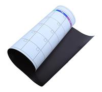 DOITOOL Adesivo Rimovibile per Lavagna Bianca Cancellabile a Secco 30x40 Cm, Calendario Autoadesivo Mensile Non Datato in Pvc Superficie Liscia, Planner Adesivo per Ufficio, Casa e Scuola