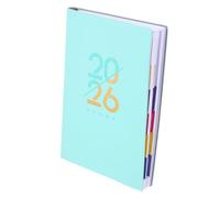 DOITOOL Agenda Accademica Notebook Inglese Settimanale e Mensile Planner Compatto e Portatile per Studenti e Insegnanti Carta Antisanguinamento per Scrittura
