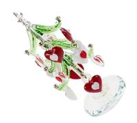 DOITOOL Albero Decorativo in Vetro Cuore, Elegante e Romantico, per San Valentino e Decorazione Tavolo Ristorante, Risparmio Spazio e Rifrazione Luminosa