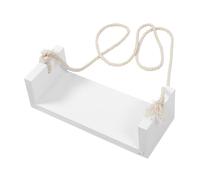 DOITOOL Altalena in Legno per Ragazzo Ragazza Decorativa per Fotografia Supporto Fotografico Sicuro con Levigato Compatta e Versatile per Studi e Casa per Ricordi di Compleanni e Mesi