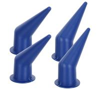 DOITOOL Applicatore Ugello per Calafataggio Curvo 4 Pezzi, Estensione Ugello di Prolunga per Sigillatura Precisa, Strumento di Finitura Riutilizzabile per Lavori Domestici