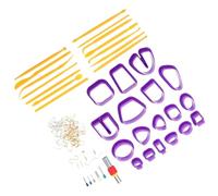 DOITOOL Argilla in Plastica per Creazione Gioielli Fai da Te Strumenti Modellare Pasta e Kit Orecchini DIY Utensili per Lavorare Argilla Polimerica