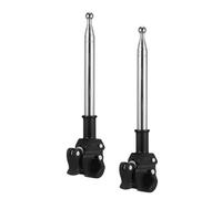 DOITOOL Asta Portabandiera Regolabile in Acciaio Inossidabile da 2 Pezzi, 160 Cm, per Biciclette E Motociclette, Supporto per Bandiera Del Veicolo, Decorazione per Manubrio Dell'auto