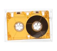 DOITOOL Audiocassetta Vuota Arancione 40-60 Minuti, Nastro Registratore Compatibile Mini Cassette, per Interviste, Messaggi Vocali e Progetti Musicali Portatili