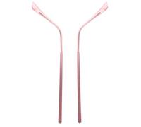 DOITOOL Bacchette per Occhiali Ricambio in Metallo e Resina Rosa, Coppia | Occhiali e Lettura, Comfort Prolungato, Riduce Contatto Orecchie e Aste, Previene Rotture del Telaio