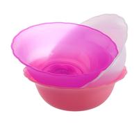 DOITOOL Bacinelle Rotonde con Spa Confortevole in Plastica Set 3 per Pulizia Viso e Mani, Spa Confortevole, Vaschetta per