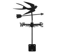 DOITOOL Banderuola Segnavento in Ferro da Esterno per Giardino e Tetti, Girandola a Vento Artistica a Forma di Animale, Indicatore Preciso del Vento, Decorazione per Cortili e Spazi