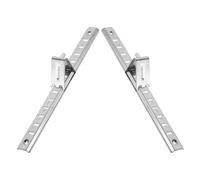 DOITOOL Barre di Supporto in Acciaio Inox 20 Cm per Ripiani Frigorifero e Congelatore con Ganci e Viti, Divisori Metallici per Scaffali Freezer, Accessori per Organizzazione Frigo