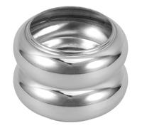 DOITOOL Base a Sfera in Acciaio Inox 201 per Ringhiera Esterna Supporto per Pali Rotondi di Recinzione Finitura a Specchio Set 2 Pezzi per Scale Parchi e Finestre Base Copertura