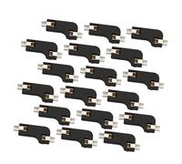DOITOOL Base Connettore Presa Pcb Hot Swap 20 Pezzi per Tastiera Meccanica in Abs Nero Doppia Morsettiera, Sostituzione Rapida e Pratica per Computer