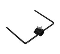 DOITOOL Base in Ferro per Shepherd S Hook Porta Bandiera e Supporto per Mangiatoia Uccelli Picchetto Resistente per Giardino e Ombrellone Ancoraggio Multifunzione per Esterni