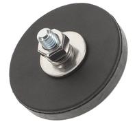 DOITOOL Base Magnetica Rivestita in Gomma per Montaggio Telecamere e Faretti da Soffitto, Piccoli Magneti di Montaggio Resistenti All’usura per Uso Esterno, Supporto per Staffe