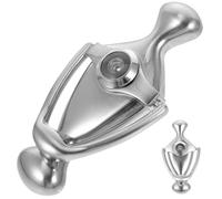 DOITOOL Battente Porta Ingresso in Lega con Spioncino Integrato Sicurezza Rafforzata e Design Classico Battacchio Antideformazione per Porte Esterne Facilita Controllo Visitatori Interno