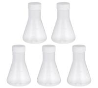 DOITOOL Beuta Conica e Linea di Scala Standard in Plastica Pp Coperchio Set da 5 Pezzi Base Stabile Stili multipli per Applicazioni di Chimica e Scienze della Vita in Stili multipli