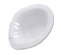 DOITOOL Bidet per Donne Incinte e Anziani, Bacino Tozzo in Plastica Bianca Foro di Sospensione e Troppopieno, Vasca da Bagno Sitz Antiscivolo Compatibile la Maggior Parte dei Wc per