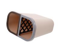 DOITOOL Bidone Doppio per Raccolta Differenziata Senza Coperchio Pattumiera Umido Secco da Cucina Marrone Contenitore Rifiuti Compatto per Ufficio e Bagno