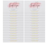 DOITOOL Biglietti di Ringraziamento 60 Pezzi in Carta Elegante per Piccoli Negozi e Saloni di Bellezza Design Semplice e Chic per Esprimere Apprezzamento