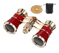 DOITOOL Binocolo Compatto 3×25 in Lega di Alluminio Custodia per Osservare la Natura e Eventi Sportivi, Design Vintage Elegante e Facile da Riporre