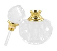 DOITOOL Boccetta di Profumo in Cristallo Bianco da 1ml, Ricaricabile e Portatile, Stile Vintage e Originale, per Camera da Letto e Soggiorno