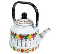 DOITOOL Bollitore in Smalto per Tè e Acqua Teiera Creativa Resistente e Antiruggine Design Ergonomico per Uso Domestico e Tutti i Fornelli