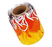 DOITOOL Bordi per Bacheche Forma di Fuoco di Bordi Fustellati Fiamme Arde per Decorazioni Scolastiche e Feste di Compleanno Tema Pompiere Materiali Avanzati e Resistenti