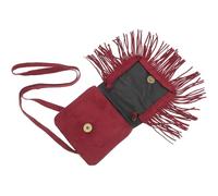 DOITOOL Borsa a Tracolla Frange per Ragazzo Ragazza, Monospalla | Pelle Scamosciata, per Piccoli Oggetti e Carte, Stile Tenero, Uso Quotidiano e Passeggiate in Strada