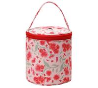 DOITOOL Borsa Organizer per Strumenti da Lavoro a Maglia Non Tessuto Stampa Soffione Rossa Porta Uncinetto capacità di Carico e Protezione, per Conservare Strumenti da Maglieria