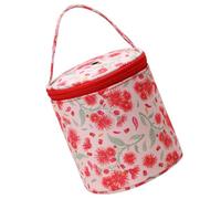 DOITOOL Borsa per Uncinetto Organizer Non Tessuto Rosso Dente Leone Custodia Portatile per Attrezzi da Cucito per Lavori a Maglia e Uncinetto Resistente e Riutilizzabile