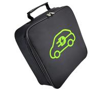 DOITOOL Borsa Porta Cavi per Veicoli Elettrici Resistente al Fuoco e Agli Schizzi, Organizer Quadrato Oxford per Adattatore e Caricatore Ev, Custodia Compatta per Estensione e Messa