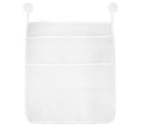 DOITOOL Borsa Porta Giocattoli da Bagno con Ventose, Design a Rete Traspirante in Dacron, Scomparti Pratici per Pannolini e Salviette, per Organizzare Bagno