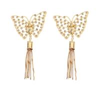 DOITOOL Bottoni Decorativi in Metallo per Borse e Valigie Set 2 Pezzi Accessori Fai da Te Design a Farfalla Resistenti e Adatti per Progetti Artigianali