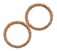 DOITOOL Braccialetti in Legno Intrecciato 2 Pezzi Fatti a Mano Stile Vintage Etnico Leggero per Uso Quotidiano e Viaggi Stagione Calda