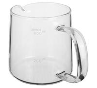 DOITOOL Brocca da Caffè in Vetro Borosilicato 400ml Resistente al Calore Funzione Cold Brew e Facile Manutenzione per Uso Domestico e Drip Coffee