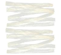 DOITOOL Budello 2 Pezzi in Collagene Beige per Salsiccia Resistente ad Alte Temperature, Facile da Usare per Feste e Cucina Fatta in Casa