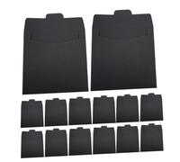 DOITOOL Buste Per Imballaggio Cd in Carta Nera 50 Pezzi, Custodie Porta Cd Versatili Per Conservare Dischi, Inviti e Documenti, Leggere e Compatte Per Uso Quotidiano e Spedizioni