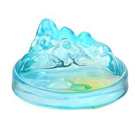 DOITOOL Calamaio in vetro: calamaio per calligrafia cinese con poggiapennelli per artisti e studenti - Piccolo contenitore per inchiostro e colori per pittura, per casa, ufficio e scuola