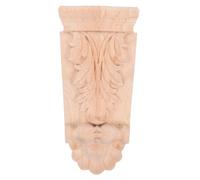 DOITOOL Capitello in Legno Intagliato per Decorazione Angolare Mobili, Design Elegante e Robusto, per Arredamento Soggiorno e Cornici Porta