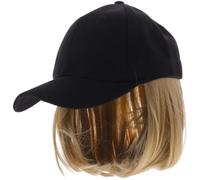 DOITOOL Cappello di tela Parrucca Regolabile Cappello Parrucca Capelli Per Donna Estensione Capelli Beanie Cappelli Primavera Ed Estate Baseball Cap Miss Filo ad Alta Temperatura