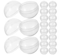 DOITOOL Capsule Per Distributori Automatici Da 50 Pezzi Palline Trasparenti Rotonde Riempibili Sfuse Palline Di Plastica Ricaricabili Capsule Per Macchinette Gumball Contenitori A Sfera