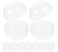 DOITOOL Capsule Per Distributori Automatici Da 50 Pezzi Palline Trasparenti Rotonde Riempibili Sfuse Palline Ricaricabili In Plastica Capsule Per Macchinette Gumball Contenitori A Sfera