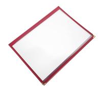 DOITOOL Cartella Protezione Riutilizzabile Menu Trasparente in Pvc Resistente'acqua e'olio per Menù Locale e Bar Inserti per Listino Prezzi