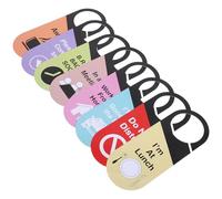 DOITOOL Cartelli da Appendere alla Porta Ufficio 8 Pezzi in PVC Bifacciali Scritta Non Disturbare e Torno Subito Segnaletica Privacy per Hotel Sale Riunioni e Ambienti Lavorativi