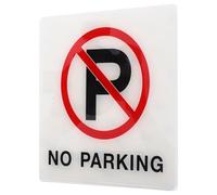 DOITOOL Cartello Divieto di Sosta in Acrilico Segnale Resistente e Facile da Installare Avviso Parcheggio Vietato per Garage e Spazi Pubblici
